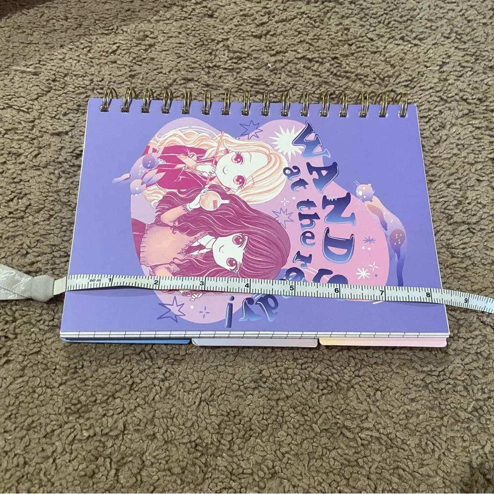 Primark Harry Potter Set Purple Chibi Wands At The Ready Pencil Case & Notebook